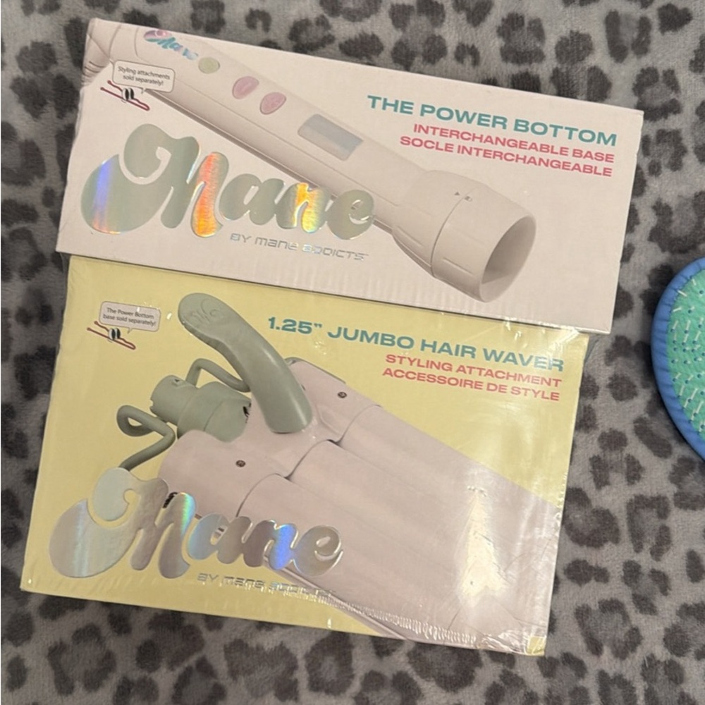 Mane Addicts Jumbo Hair Waver attachment and Power Bottom | Brand New